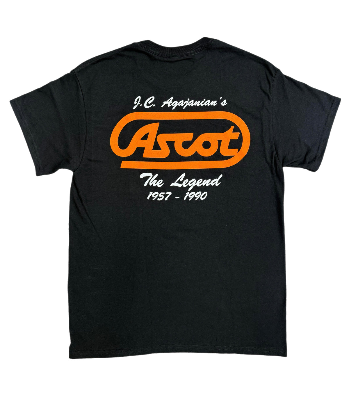 The Legend Tee - Black and Orange