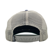 Retro Patch Mesh Hat - Royal Blue