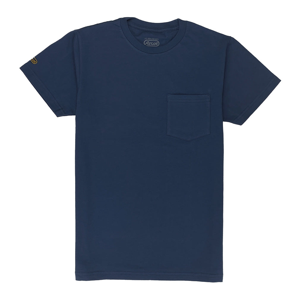 Logo Pocket Tee - Navy