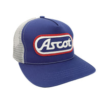 Retro Patch Mesh Hat - Royal Blue