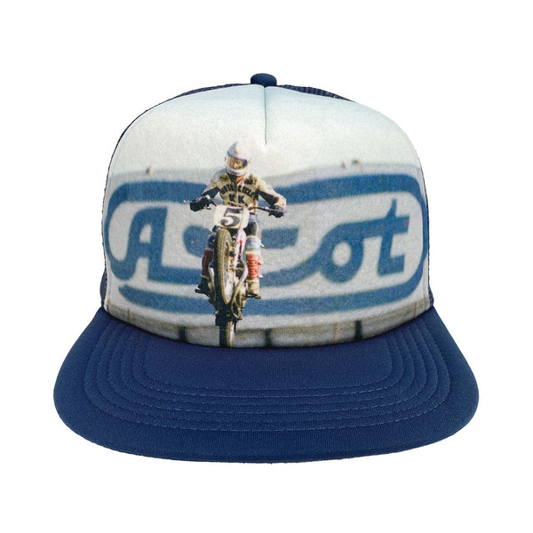 TT Jumper Mesh Hat - Navy / White