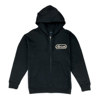 Ascot Zip Up - Black