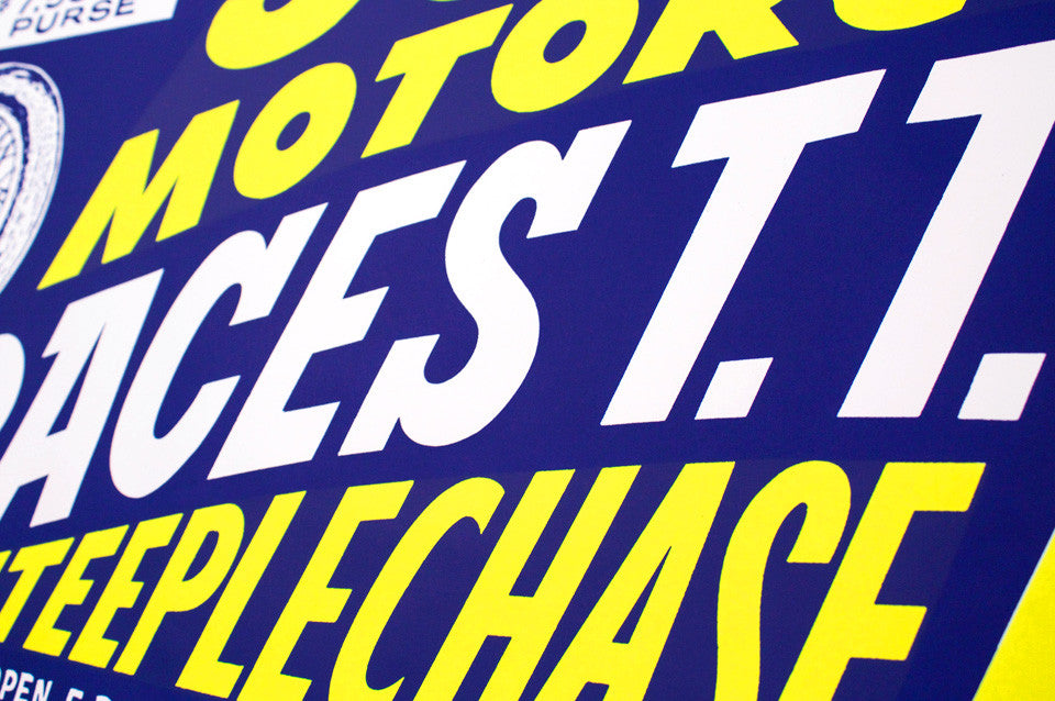 50 Lap TT Steeplechase Poster - Ascot Motorsports - 3