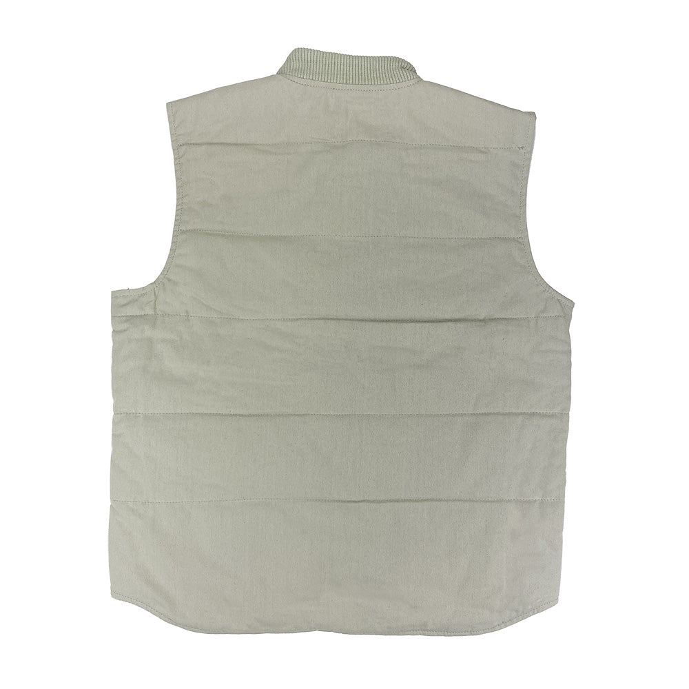 High Neck Vest with Button Closures - Grey | COOSH